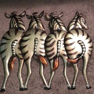 Zebra wall decal
